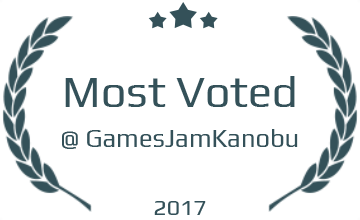 Most Voted@ GamesJamKanobu (2017)
